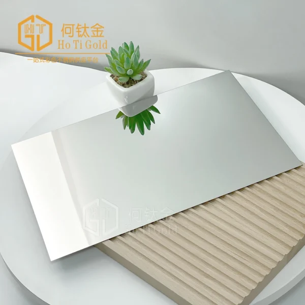 htg 01 mirror silver stainless steel plate
