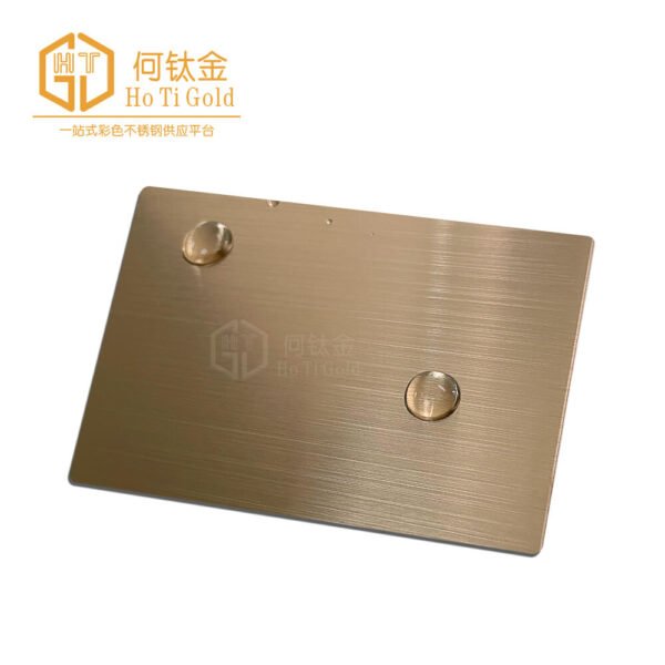 hairline rose gold stainless steel sheet