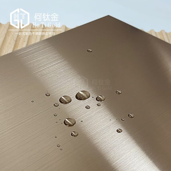 hairline rose gold stainless steel sheet