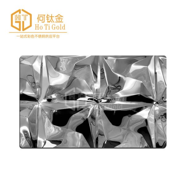 pinwheel pattern stainless steel