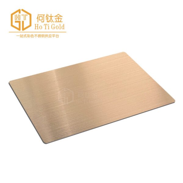 hairline rose gold stainless steel sheet