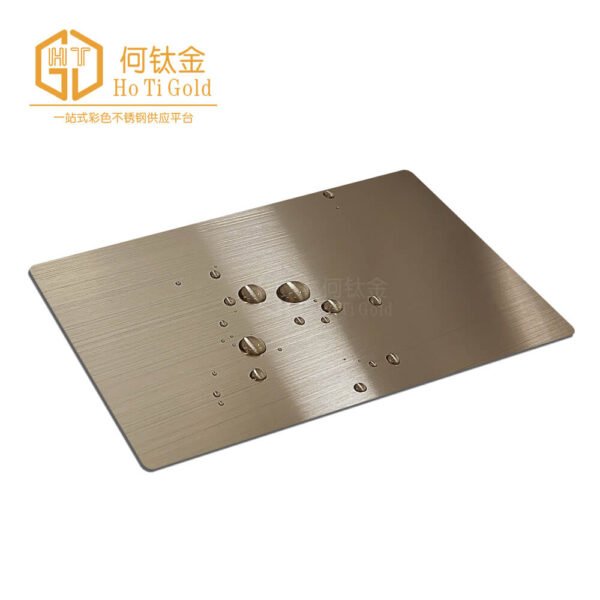 hairline rose gold stainless steel sheet