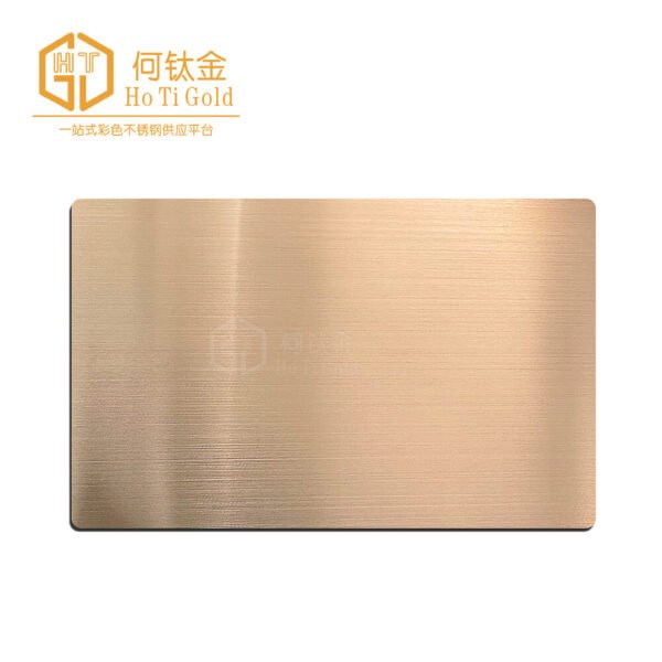 hairline rose gold stainless steel sheet