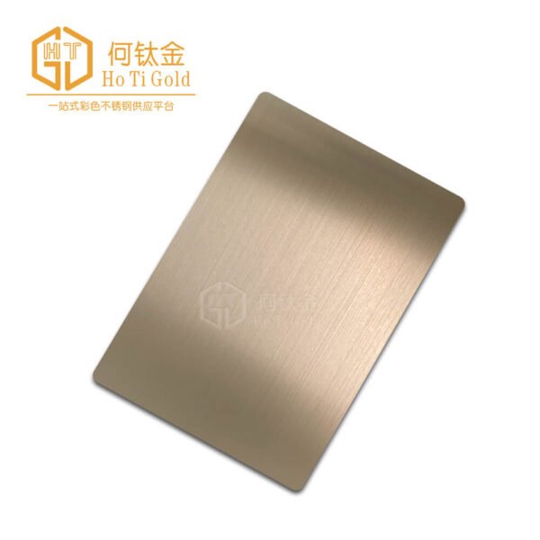 hairline rose gold stainless steel sheet