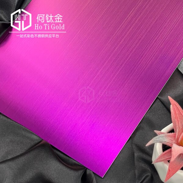 hairline rose gold stainless steel sheet