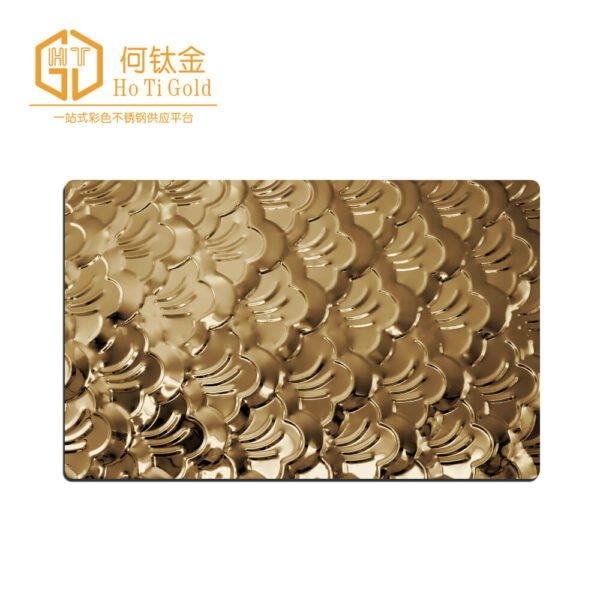 pattern rose gold stainless steel sheet