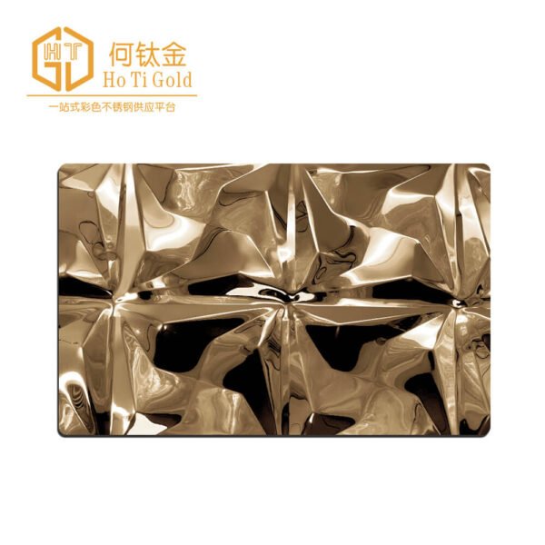 pinwheel pattern stainless steel