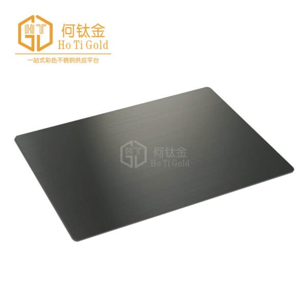 hairline pvd blackstainless steel sheet