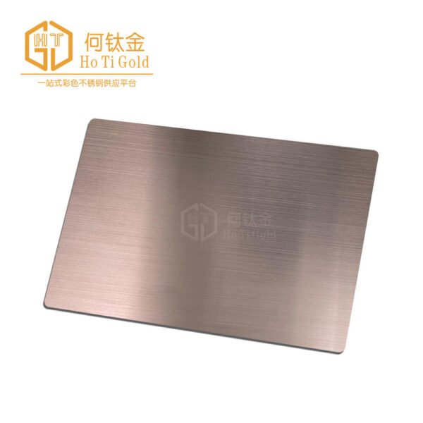 hairline tea gold stainless steel sheet (复制)