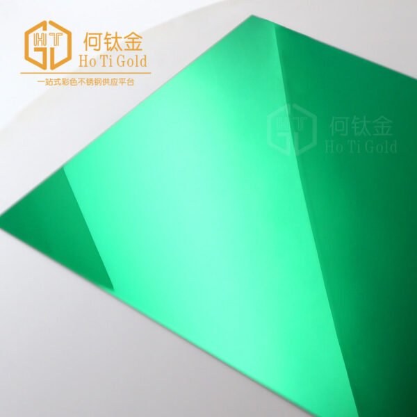 mirror green stainless steel sheet