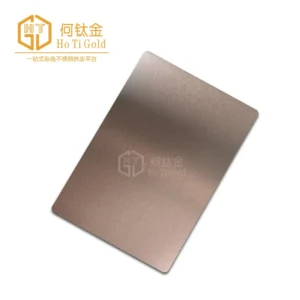 afp brown shiny stainless steel sheet