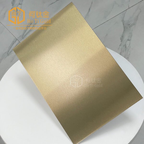 afp champagne gold shiny stainless steel sheet