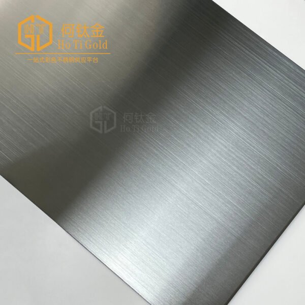 hairline pvd blackstainless steel sheet