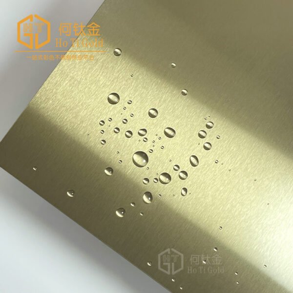 afp champagne gold shiny stainless steel sheet