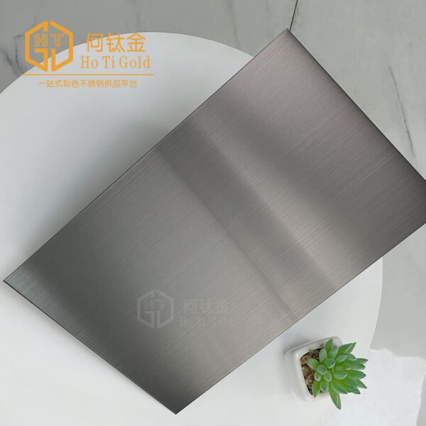 hairline pvd blackstainless steel sheet