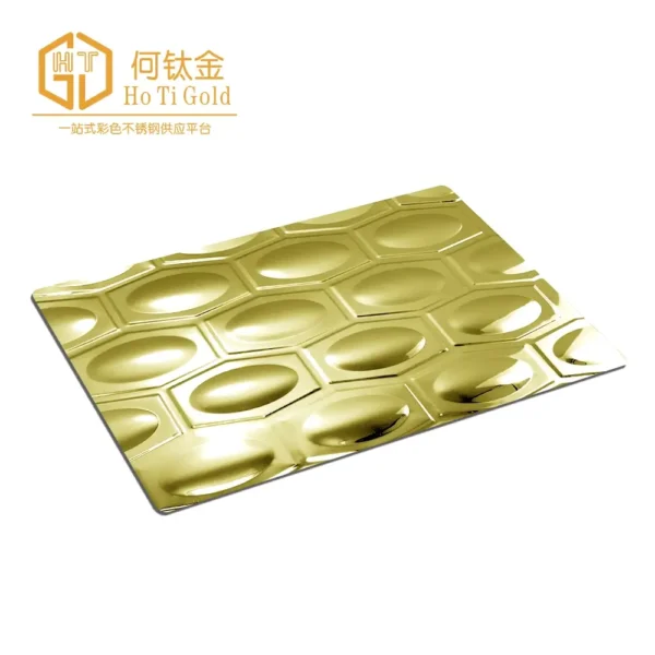 egg gold embossed stainless steel sheet