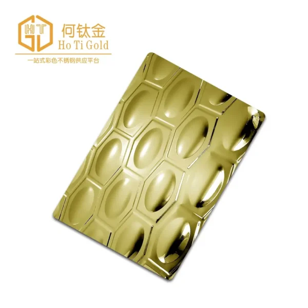 egg gold embossed stainless steel sheet