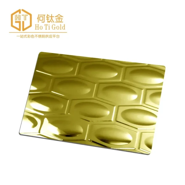 egg gold embossed stainless steel sheet