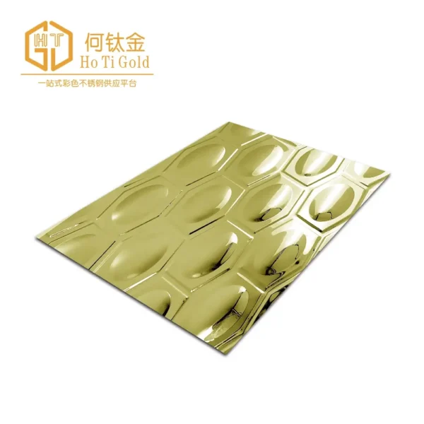 egg gold embossed stainless steel sheet