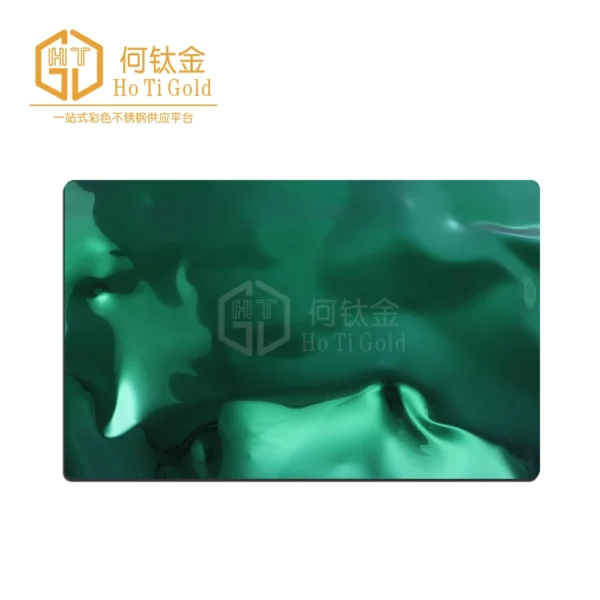 green big water ripple stainless steel sheet