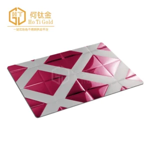 pink double color stainless steel sheet