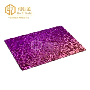 pink small water ripple stainless steel sheet