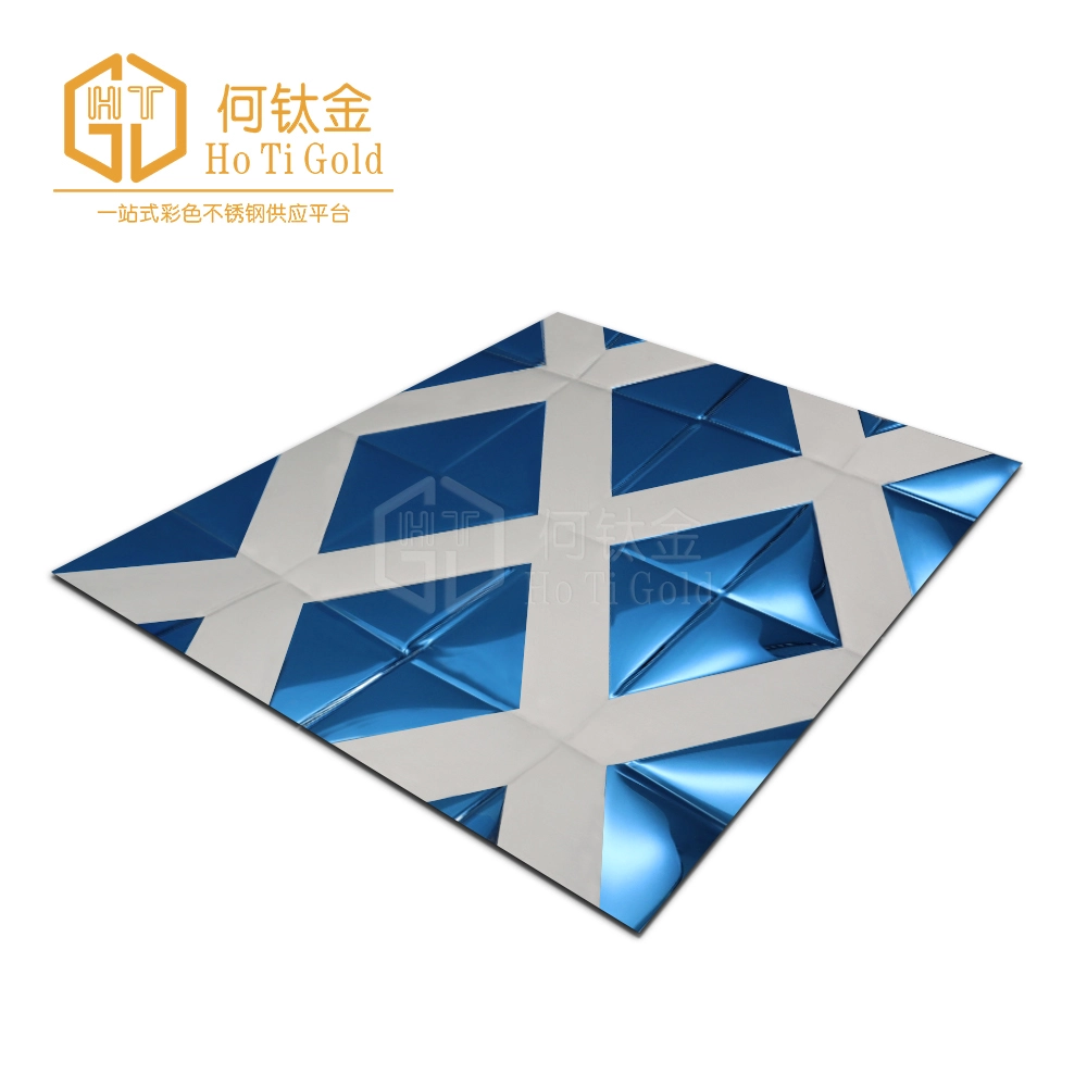 sapphire blue double color stainless steel sheet 2
