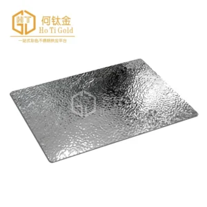 silver small water ripple stainless steel sheet