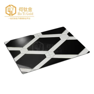 titanium black double color stainless steel sheet