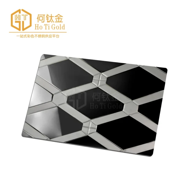 titanium black double color stainless steel sheet