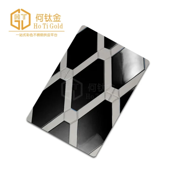 titanium black double color stainless steel sheet