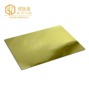 titanium gold big water ripple stainless steel sheet