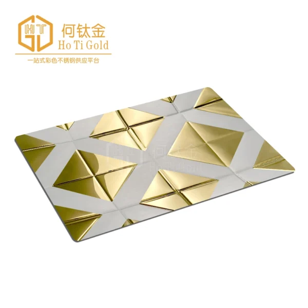 titanium gold double color stainless steel sheet