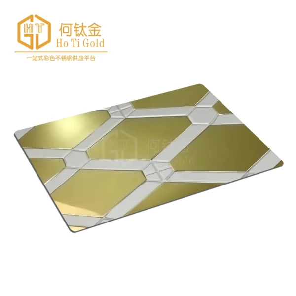 titanium gold double color stainless steel sheet 2