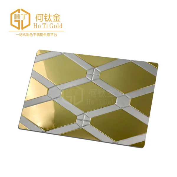 titanium gold double color stainless steel sheet 2