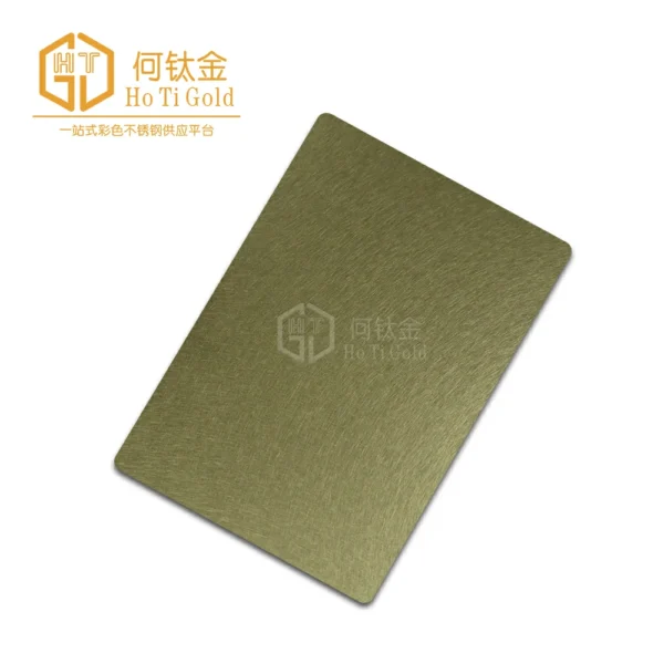 sandblasted gold shiny afp stainless steel sheet