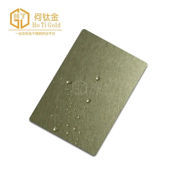 vibration gold matt afp stainless steel sheet