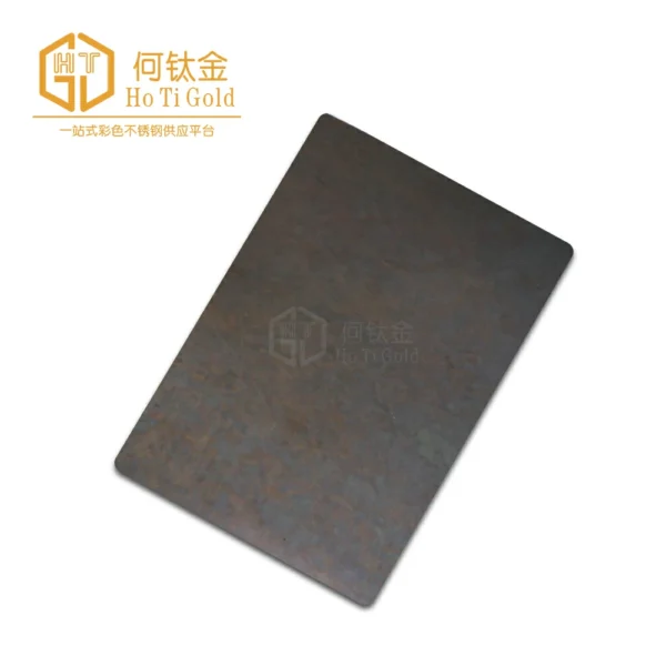 archaize vibration antique bronze a stainless steel sheet