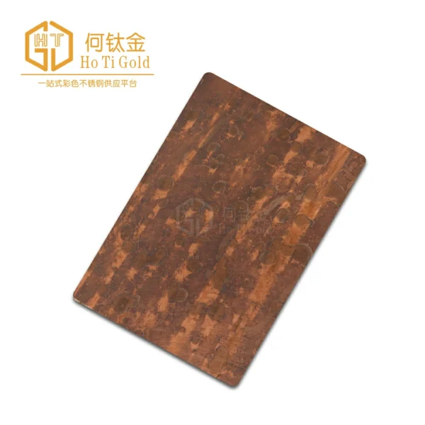 archaize vibration antique red copper a stainless steel sheet