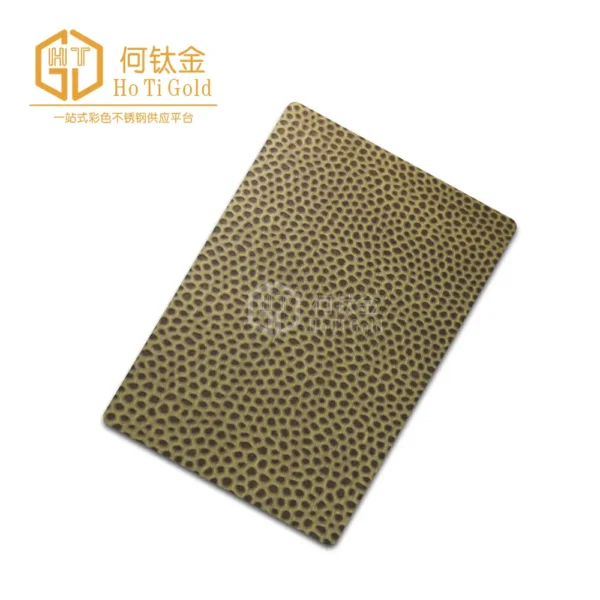 hairline honeycomb b antique brass stainless steel sheet