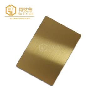 hairline gold shiny afp stainless steel sheet