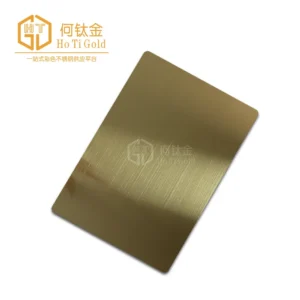 hairline champagne shiny afp stainless steel sheet