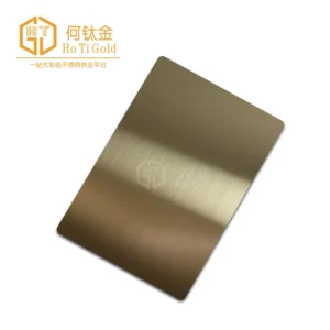 hairline bronze shiny afp stainless steel sheet