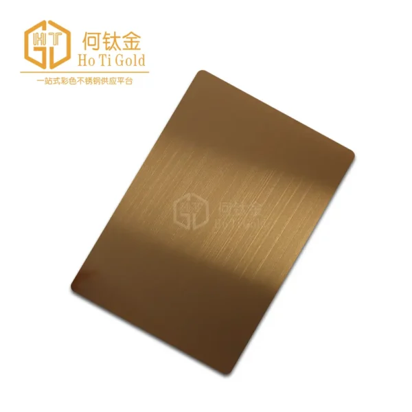 hairline rose gold shiny afp stainless steel sheet