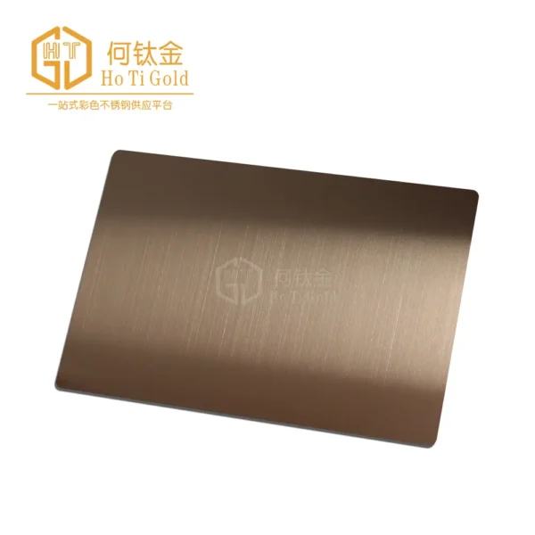 hairline copper shiny afp stainless steel sheet