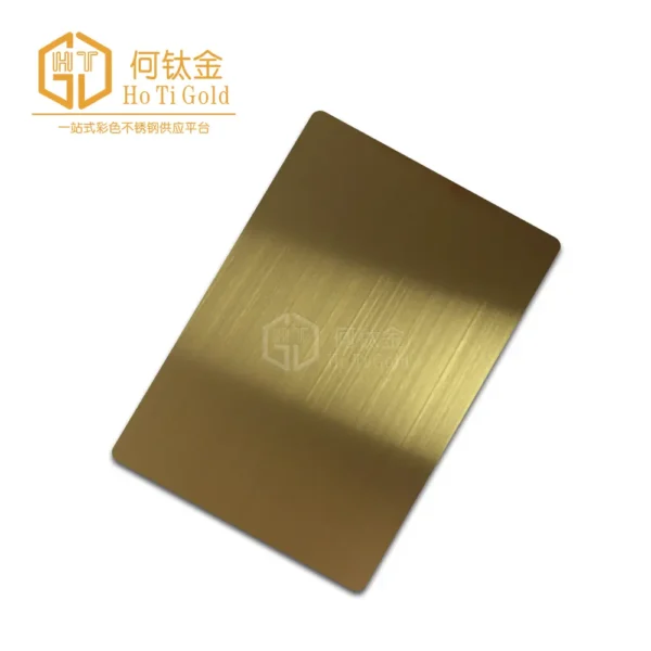 hairline k gold shiny afp stainless steel sheet