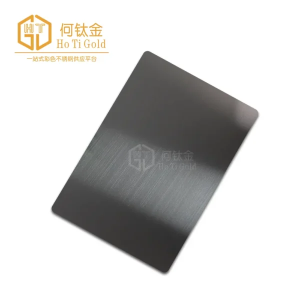 hairline pvd black shiny afp stainless steel sheet