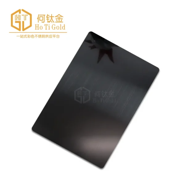 hairline chemical black 201 shiny afp stainless steel sheet