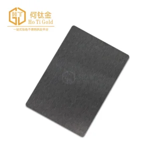 no.4 chemical black 304+shiny afp stainless steel sheet