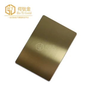 hairline gold matt afp stainless steel sheet